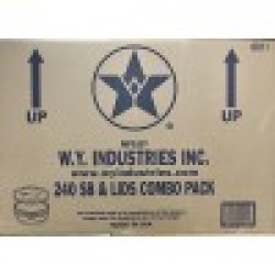 8oz Soup Container w/Lid (WY)-240Sets/Case