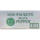 Black Pepper Packets - 3000 Packets/Case