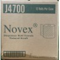 Brown Roll Towels (Novex) - 12Rolls/Case