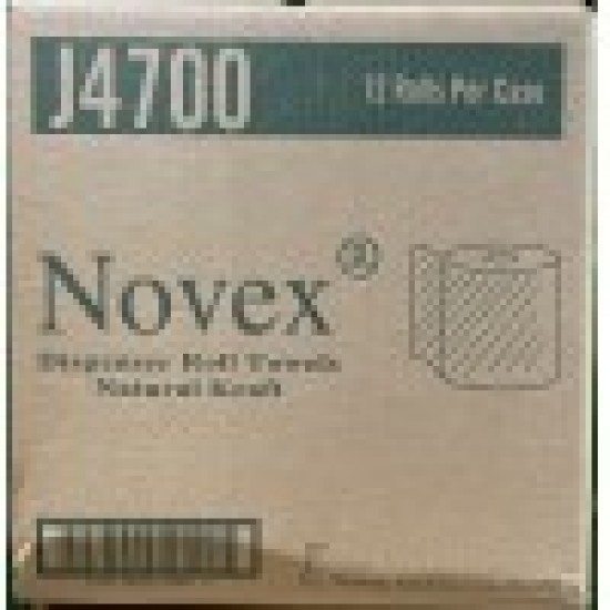 Brown Roll Towels (Novex) - 12Rolls/Case