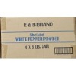White Pepper Powder (E&B) 6x5LB/Case