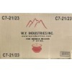 Round Mic. Container (C-7-21-23 BLK)-150/Case