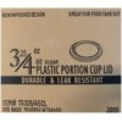 4oz Souffle Cup Lids - 2000/Case