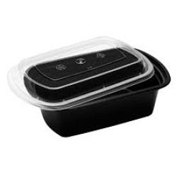 Containers 9625/Black/25oz-150/Case