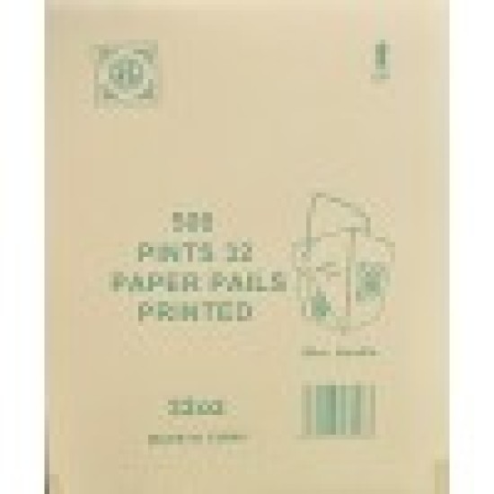 32oz QT Food Paper Pail (FU)-500/Case