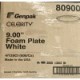 9" Foam Plate White 80900 (Genpak)-500/Case 9" Foam Plate White 80900 (Genpak)-500/Case