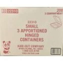 22310 3-Comp. Container-200/Case