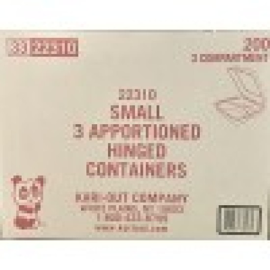 22310 3-Comp. Container-200/Case