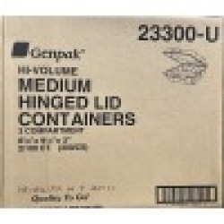 23300-U 3-Comp Foam Container-200/Case