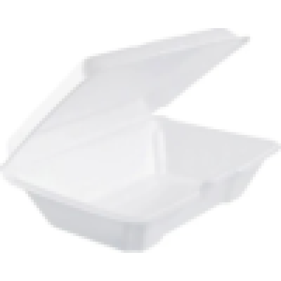 206 White Foam Container (L) (Ecopax)-200/Case