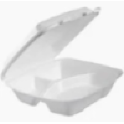 23300-U 3-Comp Foam Container-200/Case