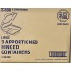 3-Comp. Container (Lucky)-200/Case