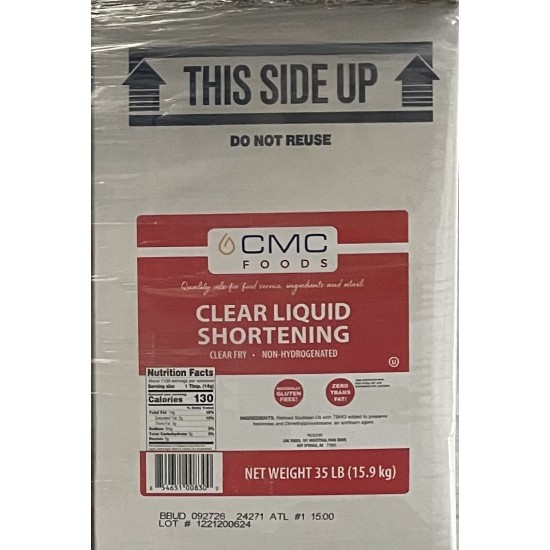 Shortening Fry Oil (CMC) - 35LB/Bucket 