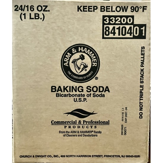 Baking Soda (ARM & HAMMER)-24x1LB/Case