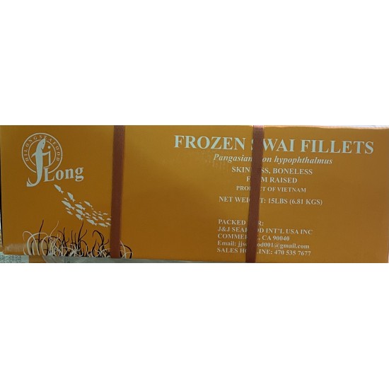 Swai Fish Fillets (7-9) 100%-15LB/Case