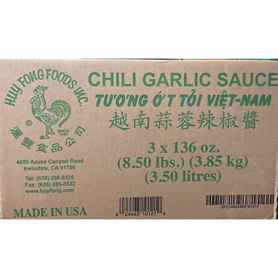 Chili Garlic Sauce - 3x1GL/Case