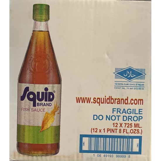 Squid Fish Sauce-12x25oz/Case