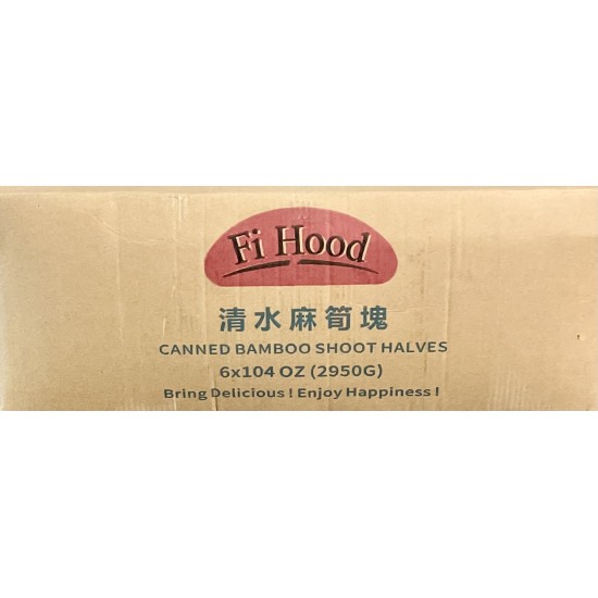 Bamboo Shoot Halves (Fi Hood)-6x104oz/Case