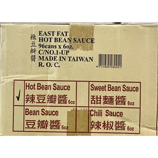 Hot Bean Sauce (TF)-96x6oz/Case