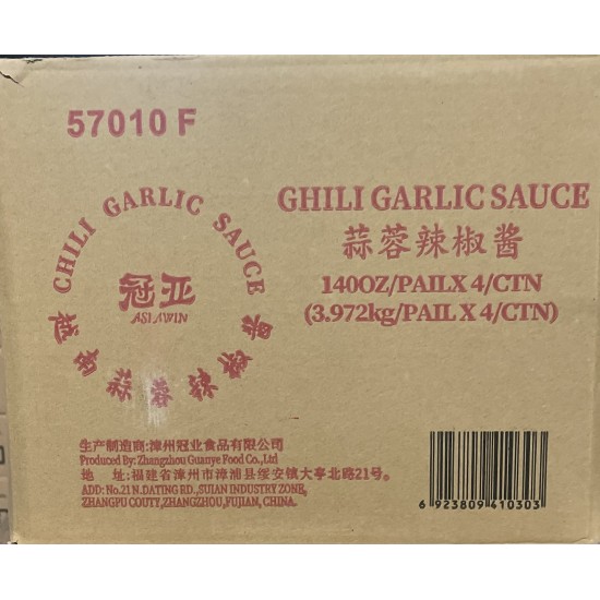 Chili Garlic Sauce (ASI) -4X140oz/Case