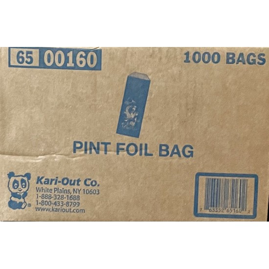 Pint Foil Bag -1000/Case