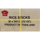 Rice Sticks (Chef's Choice) 3MM (M)/30x12oz/Case