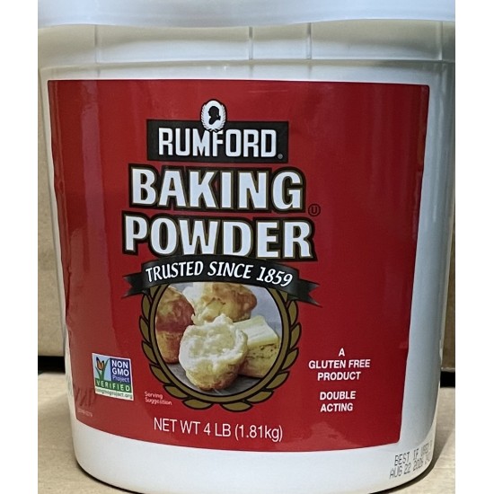 Baking Powder (Rumford) - 4LB/Can