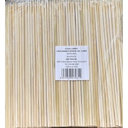 6" Bamboo Skewer (JIALE) - 20Bags/Case