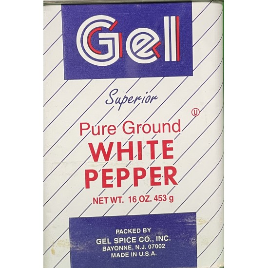 White Pepper Powder (Gel) - 1LB/Can