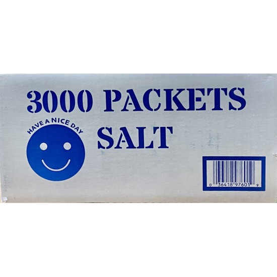 Salt Packets - 3000 Packets/Case