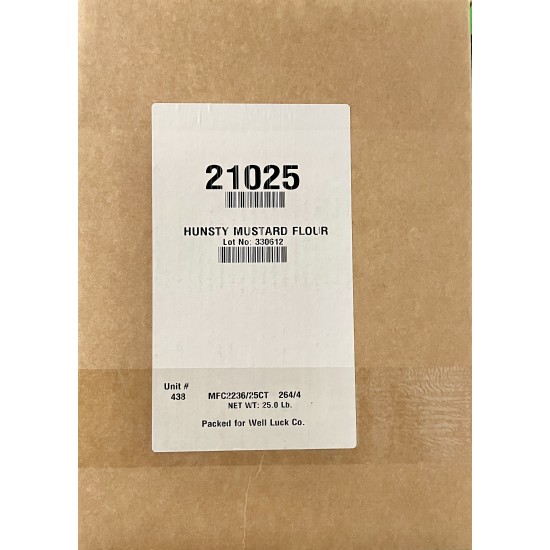 Mustard Powder (Flour)-25LB/Case
