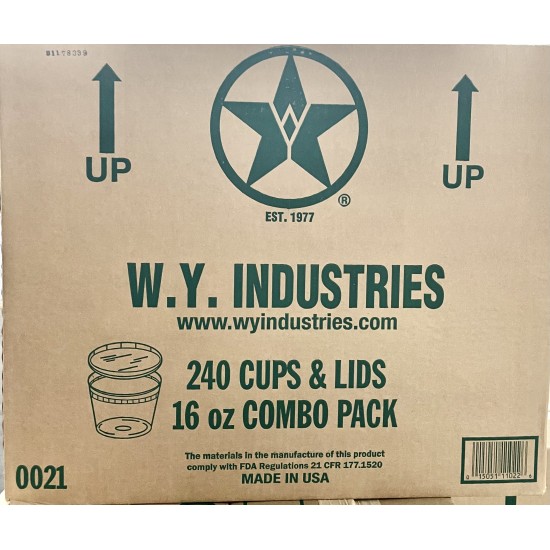 16oz Soup Cont./Combo (WY)-240/Case