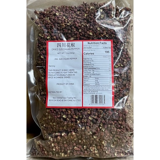 Szechuan Peppercorns-30 Bagsx12oz/case