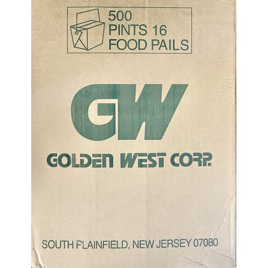 16oz Food Paper Pail (GW) - 500/Case