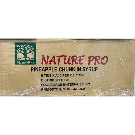 Pineapple Chunks (Nature Pro)-6 Tins/Case