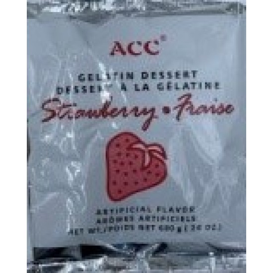 Strawberry Gelatin - 12x1.5LB/Case