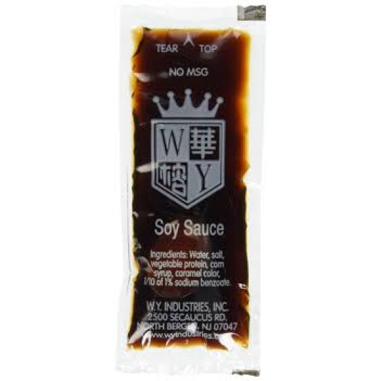 Soy Sauce Pack (WY) - 500/Case