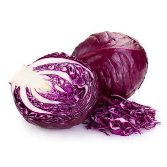 Cabbage Red Whole Fresh 14-16CT/Case