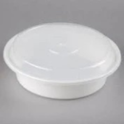 Round Mic. Container/23oz (White) (WY)-150/Case