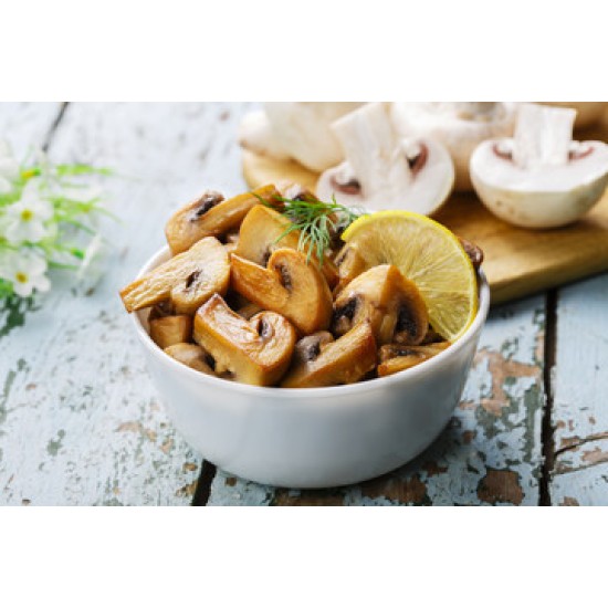Mushrooms, White / Case